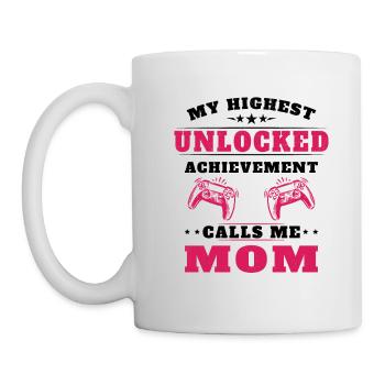 Mon plus haut accomplissement m'appelle maman - Mug blanc - blanc - Gauche