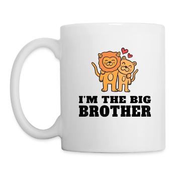I am the big brother - future big brother - Mug - white - Left