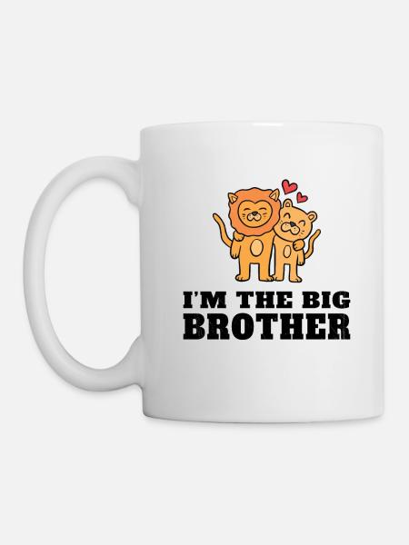 Ich bin der große Bruder - der zukünftige große Bruder - Tasse - Weiß