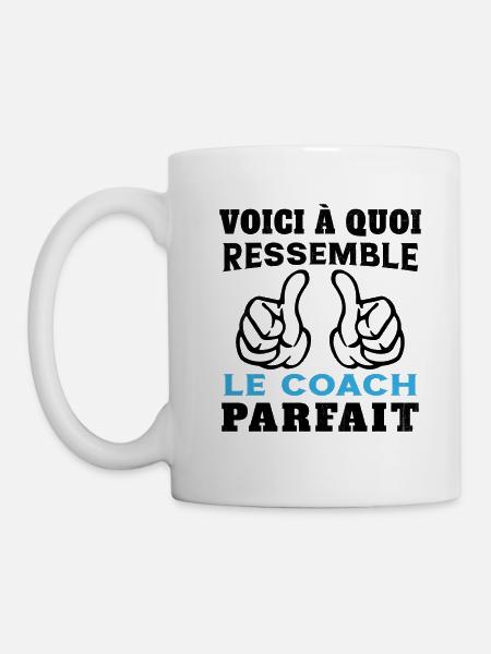 Coach parfait - Humour Cadeau pour coach sportif - Mug blanc - blanc