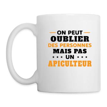 On peut pas oublier un Apiculteur humour Abeille - Mug blanc - blanc - Gauche