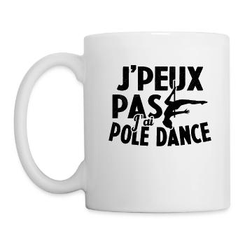 Je Peux Pas J'ai Pole Dance - Mug blanc - blanc - Gauche