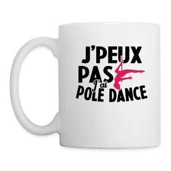 Je Peux Pas J'ai Pole Dance - Mug blanc - blanc - Gauche