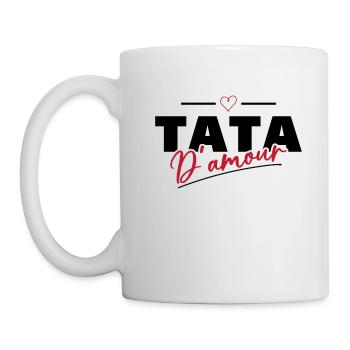 Tata d'amour Humour Cadeau - Mug blanc - blanc - Gauche