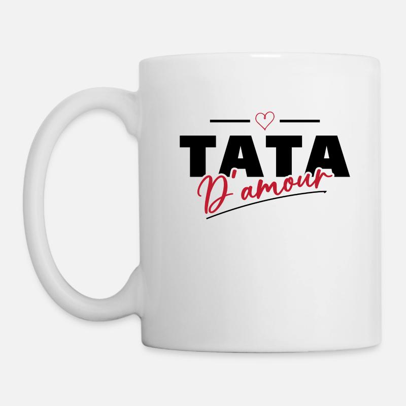 Tata d'amour Humour Cadeau - Mug blanc - blanc