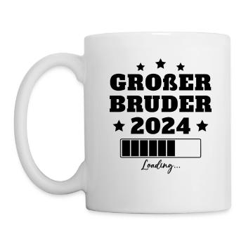 Großer Bruder 2024 Geschenkidee - Mug blanc - blanc - Gauche