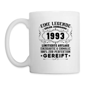 Vinatge 1993 Geburtstagsgeschenk - Tasse - Weiß - Links