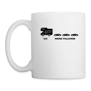 Wohnmobil Camper Lustige Sprüche Geschenke - Tasse - Weiß - Links
