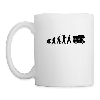 Entwicklung von Wohnmobilen - Tasse - Weiß - Links