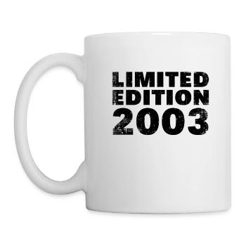 Vintage 2003 Édition limitée - Mug blanc - blanc - Gauche