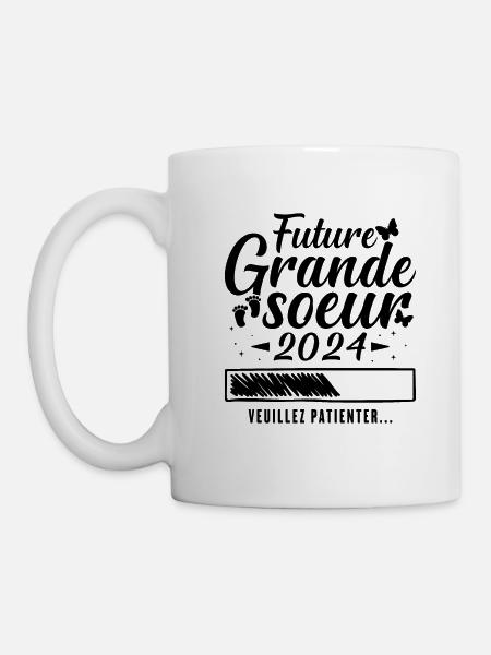 Zukünftige große Schwester 2024 - Tasse - Weiß