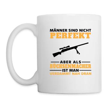 Jagdwaffen Sportwaffen Büchsenmacher - Tasse - Weiß - Links