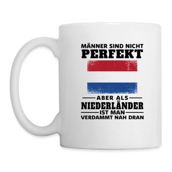 Holland Niederlande Niederländer Niederländisches - Tasse - Weiß - Links