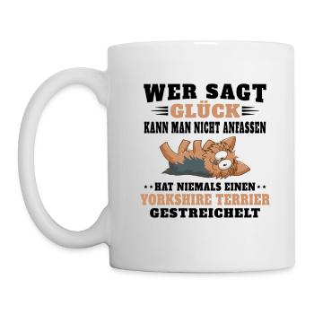 Yorkshire Terrier Züchter Hunde Yorkshire Terrier - Tasse - Weiß - Links