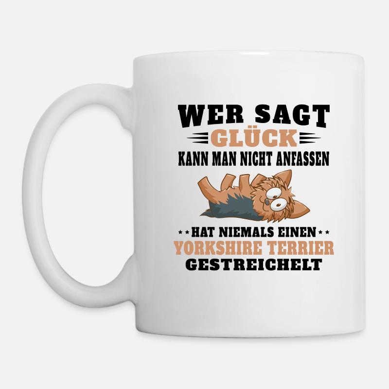Yorkshire Terrier Züchter Hunde Yorkshire Terrier - Tasse - Weiß