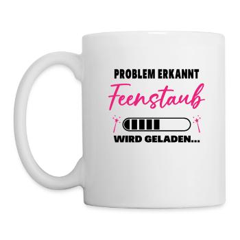 Problem erkannt Feenstaub wird geladen Fee Einhorn - Tasse - Weiß - Links