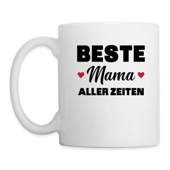 Beste Mutter aller Zeiten - Tasse - Weiß - Links