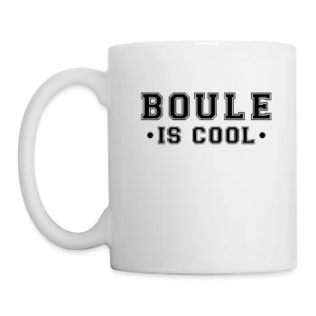 Boule is cool Funny boulspieler - Mug - white - Left