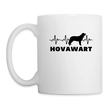 Hovawart Heart palpitations dog funny - Mug - white - Left