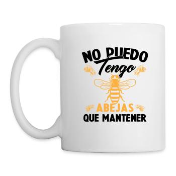 Bee Beekeeper Funny Beekeeping I Can't - Mug - white - Left