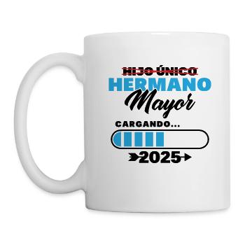 Einzelkind Big Brother 2025 - Tasse - Weiß - Links