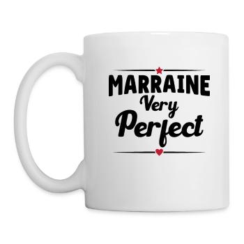 Marraine very perfect - Mug blanc - blanc - Gauche