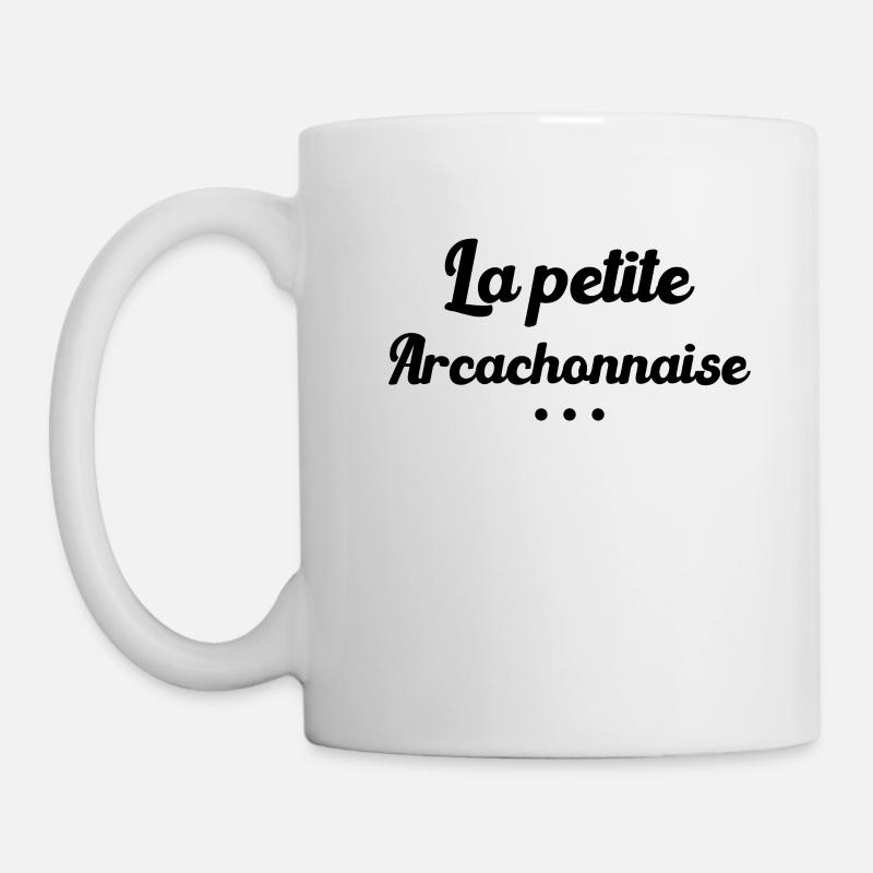 la petite arcachonnaise arcachon cadeau - Mug blanc - blanc