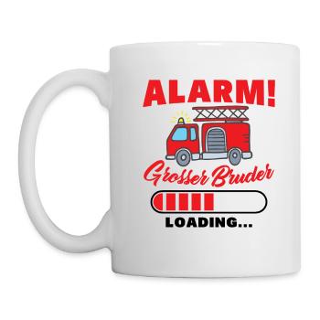 Ich Werde Großer Bruder Fuchs Brüder Geschenk - Tasse - Weiß - Links