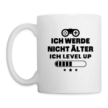 Ich Level Up Gaming Gaming Birthday - Tasse - Weiß - Links
