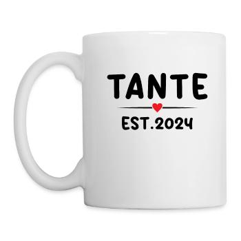 Tante 2024 Patin werdende Tante - Tasse - Weiß - Links