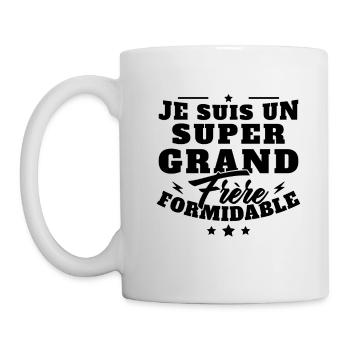 Je suis un Grand frère formidable cadeau - Mug blanc - blanc - Gauche