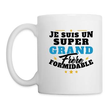 Je suis un Grand frère formidable cadeau - Mug blanc - blanc - Gauche