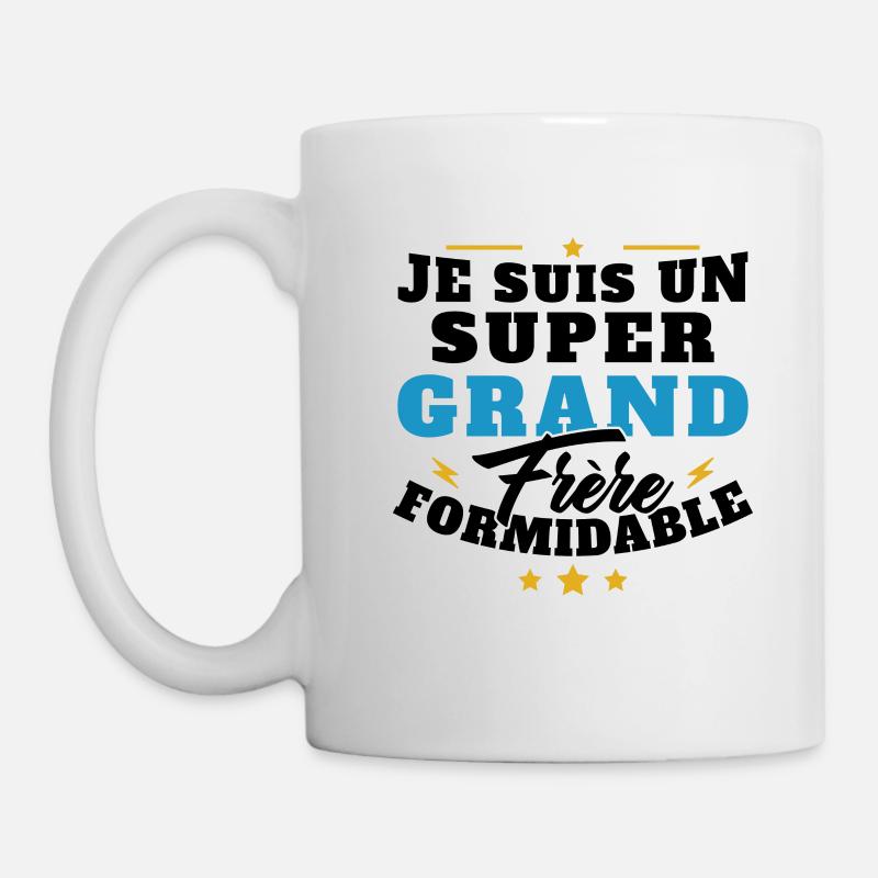 Je suis un Grand frère formidable cadeau - Mug blanc - blanc