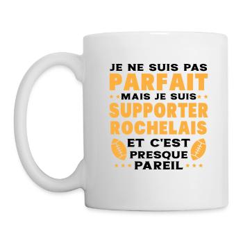Pas Parfait mais je suis Supporter Rochelais - Mug blanc - blanc - Gauche