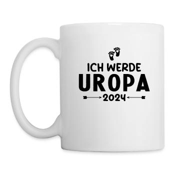 Ich werde Uropa 2024 - Tasse - Weiß - Links