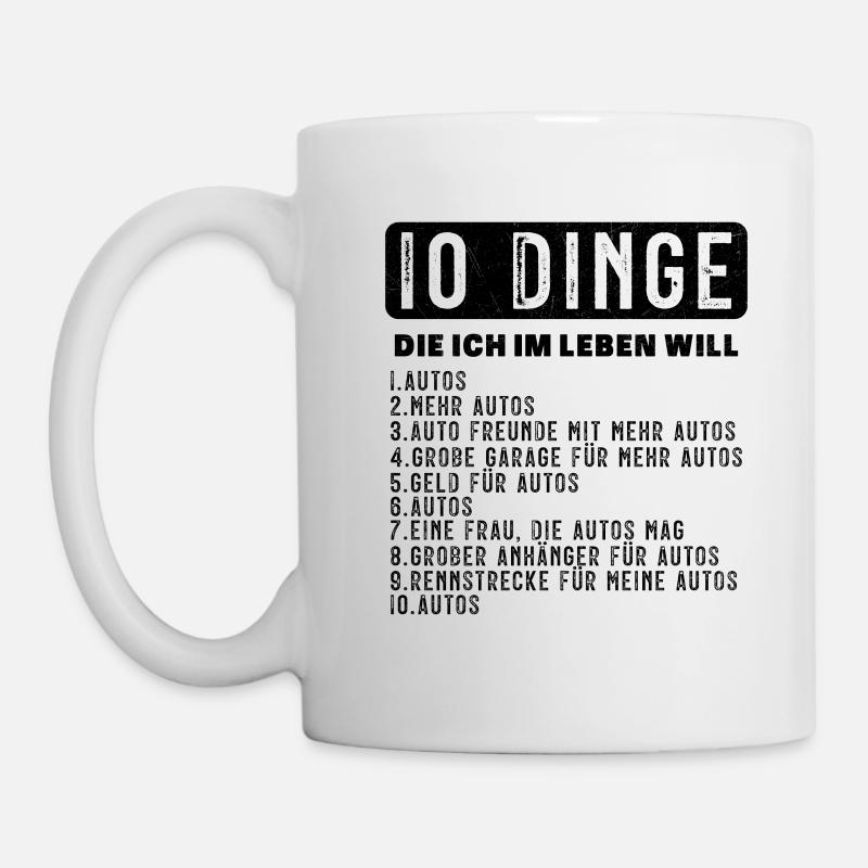 Auto Tuning Schrauber - Tasse - Weiß
