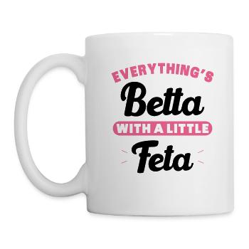 Betta Fish Fish Aquarium Aquarium Gift - Mug - white - Left