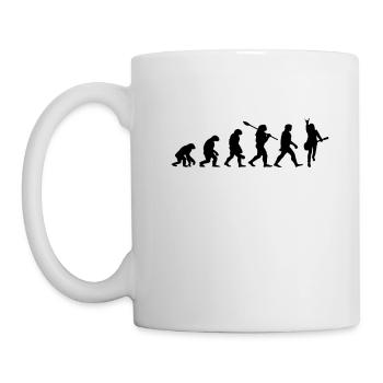 Rock'n'Roll Evolution for Musicians - Mug - white - Left