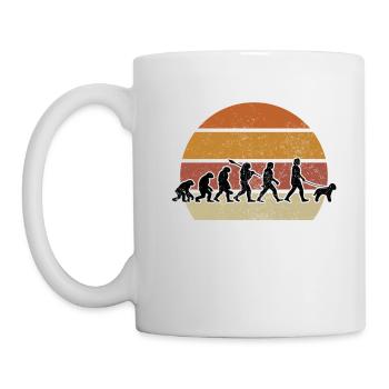 Lagotto Romagnolo Evolution Truffle Dog Gift - Mug - white - Left