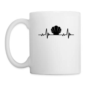 Seashell Heartbeat - Mug - white - Left