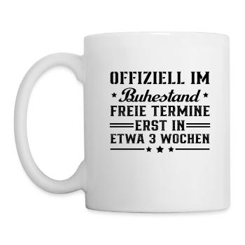 Offiziell im ruhestand - Tasse - Weiß - Links