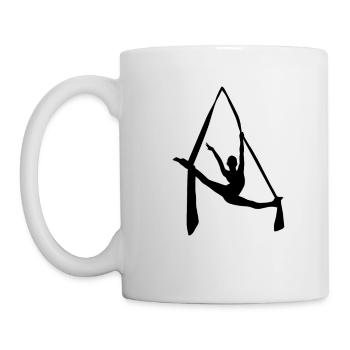 Aerial Silks Dancer Aerialist Air Yoga Acrobatics - Mug - white - Left