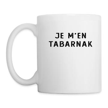 Je M en Tabarnak Canada Humour Quebecois - Mug blanc - blanc - Gauche