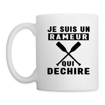Je Suis Un Rameur qui déchire Humour Avironneur - Mug blanc - blanc - Gauche