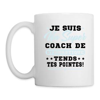 Super Coach De Gymnastique Rythmique Gymnastique - Mug blanc - blanc - Gauche