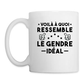 Voilà à quoi ressemble le gendre idéal - Mug blanc - blanc - Gauche
