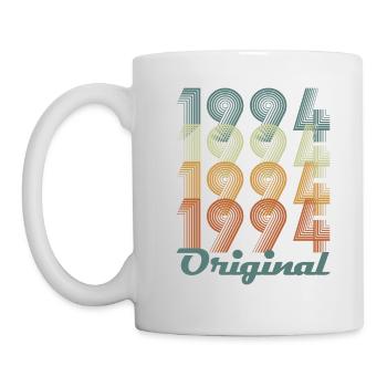 Original 1994 Vintage Cadeau Anniversaire - Mug blanc - blanc - Gauche