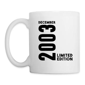 Anniversaire homme femme I Décembre 2003 - Mug blanc - blanc - Gauche