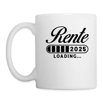 Rente 2025 Loading - Tasse - Weiß - Links