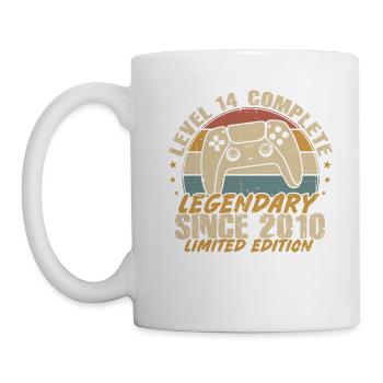 Level 14 Legendary Complete since 2010 - Mug - white - Left